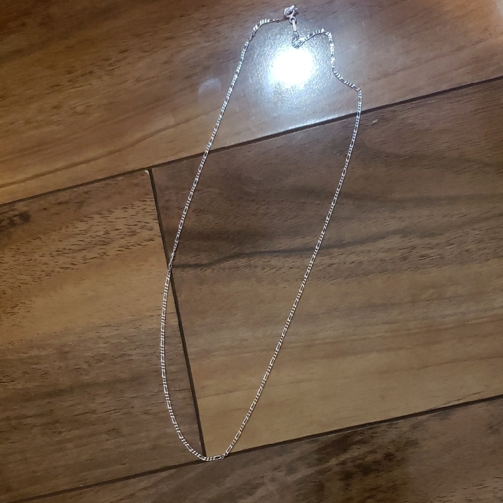 Delicate Silver Women's Chain Necklace
